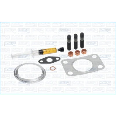 Imagen de AJUSA JTC11861 Juego de montaje, turbocompresor with studs, syringe oil con juntas instrucciones montaje VOLKSWAGEN: Crafter 30 50 Furgón