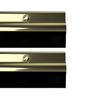Imagen de STORMGUARD 03AM0050838G BDS Sello de Goma para Parte Inferior la Puerta, Dorado, 838 mm, Set 2 Piezas