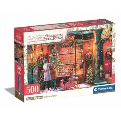 Imagen de Clementoni Old Toy Shop Puzzle 500 Piezas, Adulto, Caja Compacta, Fabricado en Italia 35567