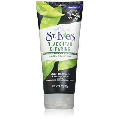 Imagen de ST IVES Exfoliante té verde limpieza de puntos negros 6oz