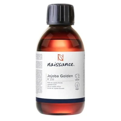 Imagen de Naissance Aceite de Jojoba (No. 233) 225ml Vegetal Refinar Prensado en Frio para Cara, Pelo, Uñas, Barba, Cuerpo, Cutículas