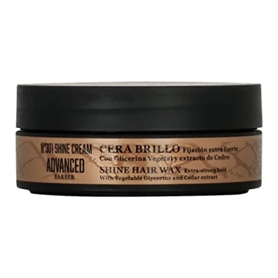 Imagen de Tahe Advanced Barber Cera capilar de Brillo Nº301 Shine Cream con Fijación Extra fuerte, 100 ml