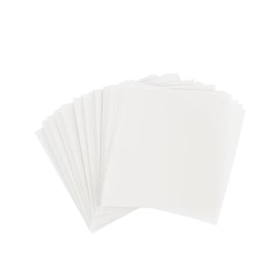Imagen de Ideen mit Herz Papel transparente 100 hojas Cuadrado 110 g/m² plegable ideal para manualidades con estrellas (blanco, 10 x cm)