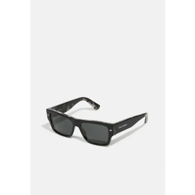 Imagen de Dolce&amp;Gabbana Unisex Gafas de sol, Talla: 55, Black on grey havana