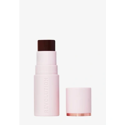 Imagen de Revolution, Skin Silk Bronzer Stick, Bronceador en Barra con Color Modulable para Mejillas, Ojos y Labios, Fórmula Crema a Polvo, Vegano Libre de Crueldad, Deep Mocha, 4.5g