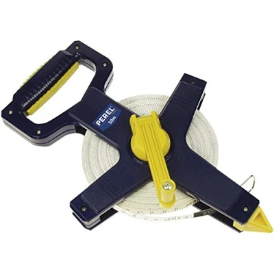 Imagen de Perel HFMT50 Cinta de fibra vidrio, color Azul, 50m