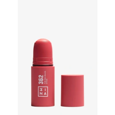 Imagen de 3INA MAKEUP The No Rules Stick 362 Rosa Colorete en Crema con Ácido Hialurónico Barra 3 1 Mejillas Labios y Ojos Acabado Natural Vegan Cruelty Free