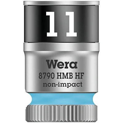 Imagen de WERA 05003745001 8790 HMB HF 11,0 Llave de vaso Zyklop con función sujeción 3/8&quot;