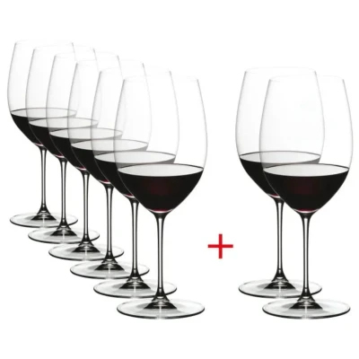 Imagen de Riedel Veritas Cabernet/Merlot Glass, Clear, Set of 8 by