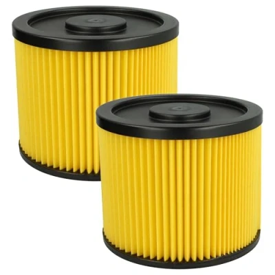 Imagen de vhbw Set de filtros 2x Filtro plisado compatible con Lidl Parkside PNTS 1400 A1, B1, C1, D1, E2 aspiradora Filtro, cartucho