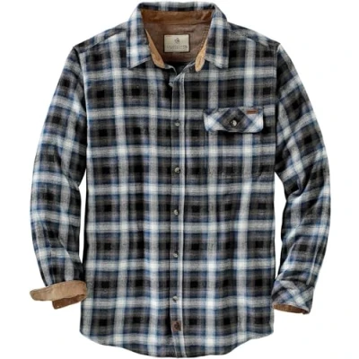 Imagen de Legendary Whitetails Camisa de Franela Buck Camp Manga Larga, Birch Poseidon Plaid, S para Hombre