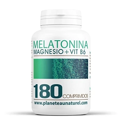 Imagen de Melatonina 1mg Magnesio y Vitamina B6 180 comprimidos