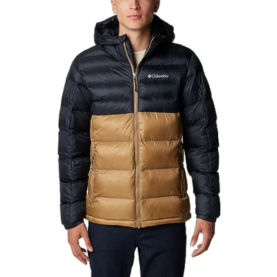 Imagen de Columbia Buck Butte Insulated Hooded Jacket, Chaqueta Acolchada Con Capucha para Hombre, Delta/Black, Talla L