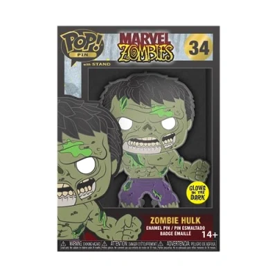 Imagen de Loungefly GROUP POP! Pin De Esmalte Grande MARVEL: ZOMBIE Hulk Marvel Zombies Broche Imperdible Coleccionable Para Mochilas &amp; Bolsas Idea Regalo