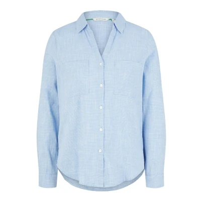 Imagen de TOM Tailor MIT Brusttaschen Camisa, Mujer, Talla: 38, Dreamy blue