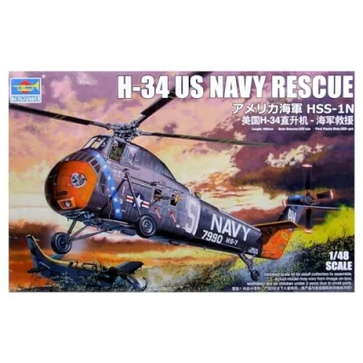 Imagen de Trumpeter 1/48 H 34 Rescue, Us Navy Juego de construcción maquetas, Color Diferentes (002882)