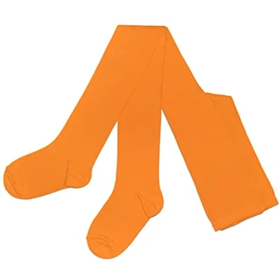 Imagen de Weri Spezials Medias para bebé y niños niñas con rayas en diferentes diseños variaciones de color., Mandarina., 86 92