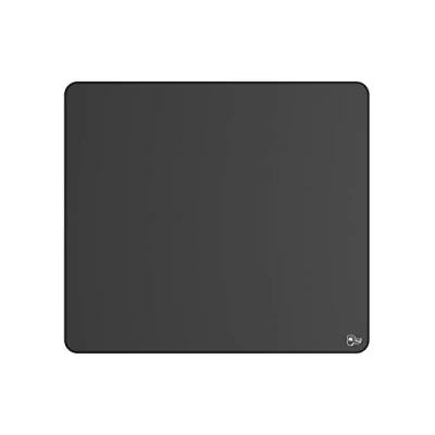 Imagen de Glorious Gaming Alfombrilla Elements Ice Superficie de Tela revestida en Vidrio para Velocidad y precisión, Bordes cosidos, Base Antideslizante, fría al Tacto, (430 x 380 3 mm) Negro