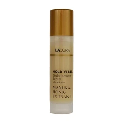Imagen de Lacura Gold Vital Multi Suero intensivo con extracto de miel Manuka, piel madura, 30 ml