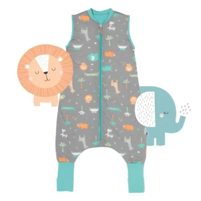 Imagen de Slumbersac Saco de dormir bebe con pies y mangas extraíbles para el verano 60 cm Panda 1.0 Tog piernas tamaño del cuerpo 70
