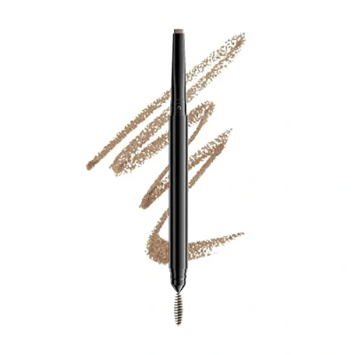 Imagen de NYX Professional Makeup lápiz de cejas Precision Brow Pencil, Dos lados: y cepillo espiral, Fórmula vegana, Tono: Blonde