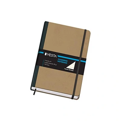 Imagen de Dohe Cuaderno A5 Rayado Vesta Nature (15x21 cm) 96 Páginas de 80 g/m² Material oficina