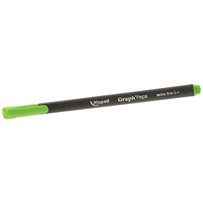 Imagen de Maped 749103 gráfico Peps Bolígrafo de tinta Marshmallow, color manzana. Caja 12 unidades