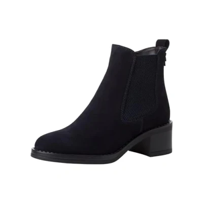 Imagen de Tamaris 25007 43, Botas Estilo Chelsea Mujer, Azul Marino, 38 EU