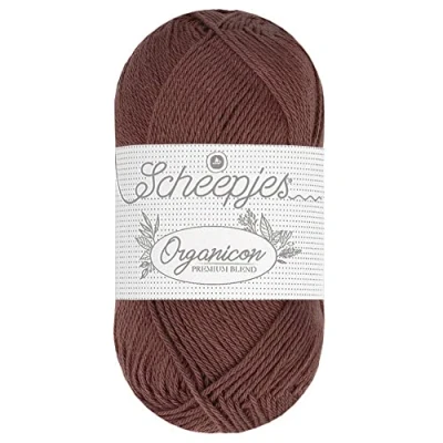 Imagen de Scheepjes 240 Nuez Dura Organicon Hilo 1x50g