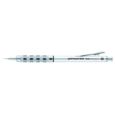 Imagen de Pentel Portaminas retráctil metálico calibrado. Pack de 12