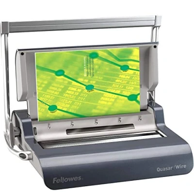 Imagen de Fellowes Quasar Encuadernadora manual de Wire, uso frecuente