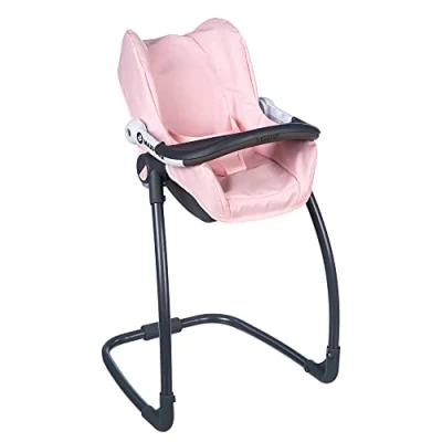 Imagen de Smoby Maxi Cosi Trona 3 en 1 para muñecas de hasta 42 cm, Asiento Asiento, Trona, Coche y Mecedora, Accesorios niños a Partir años, Color Rosa