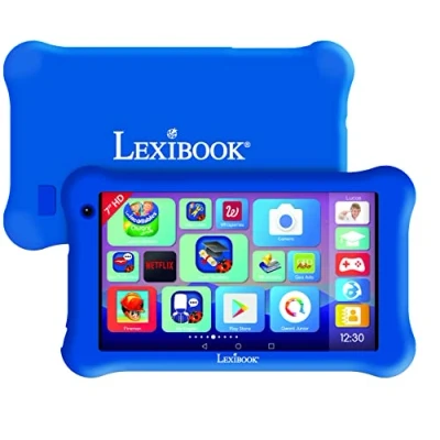 Imagen de Lexibook LexiTab Master 7 TL70FR Tablet interactiva para niños, Color Azul