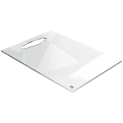Imagen de Nobo Pizarra Blanca de Escritorio, Tamaño A4, Borrado en Seco, Tablero Notas Fácil Transportar, Sin Marco, Oficina y Hogar, Incluye Rotulador, Transparente, 210 x 297 mm, 1915613
