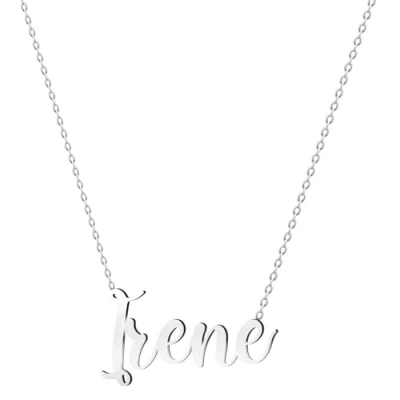 Imagen de various Collar Nombre Eva Acero Inoxidable Colgante Personalizado Plateado para Mujer Regalos Personalizados Madres Niña Parejas, Mejor Amiga