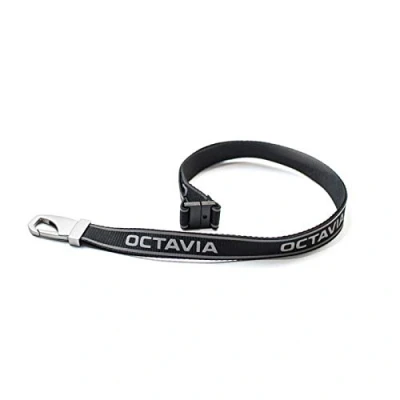 Imagen de Skoda MVF42 110 Llavero con Cinta Reflectante para el Cuello (Estilo de Vida), Color Negro