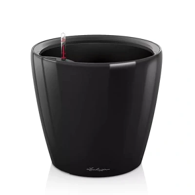 Imagen de Lechuza 16069 Maceta Classico Premium 35 LS Kit completo, color negro (35 x 33)
