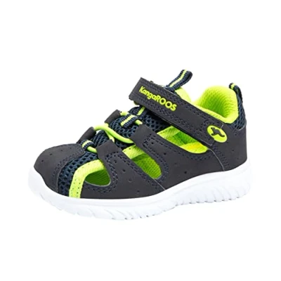 Imagen de KangaROOS Ki Rock Lite Ev, Zapatillas Unisex niños, Blau (Dark Navy/Lime 4054), 29 EU