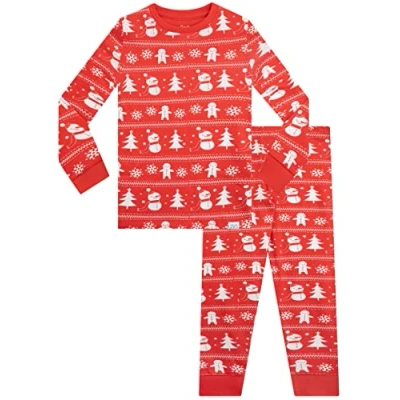 Imagen de Harry Bear Pijama para Niñas Navidad Rojo 7 8 años