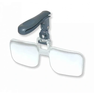 Imagen de Carson VM 12 Lentes con Pinza para Sombreros (2X aumentos) Transparente, Unisex Adult, Talla única