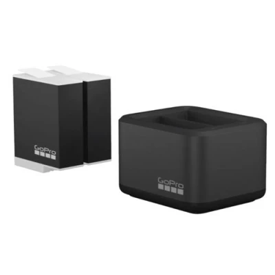 Imagen de Cargador de batería Dual GoPro + 2 baterías Enduro (HERO12 Black/HERO11 Black/HERO10 Black/HERO9 Black) Accesorio Oficial