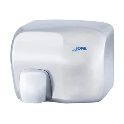 Imagen de Jofel Secamanos Óptico 2000W, Secador de Mano con Sensor Infrarrojos Activado y Desactivado Automático, Antivandálico, Modelo Íbero, AA92000 Carcasa en Acero Inoxidable Brillo