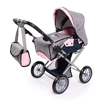 Imagen de Bayer Design 13627AA Cochecito de Muñecas City Star, Plegable, Ajustable