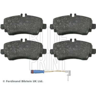 Imagen de BLUE PRINT ADU174239 Juego de pastillas freno Eje delantero con contacto avisador desgaste material fijación MERCEDES BENZ: Vaneo