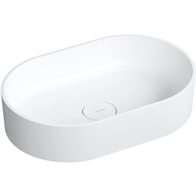 Imagen de Omnires OVOUNBM, Lavabo sobre encimera OVO M+, Matte white