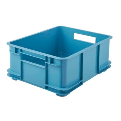 Imagen de keeeper Caja de almacenamiento EURO BOX, colección Bruno ECO, tamaño L, 43x35x17,5, ECO Azul