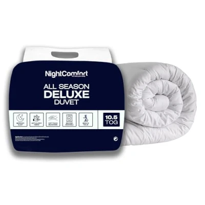 Imagen de NightComfort Edredón de 10,5 TOG, 100% Microfibra, Relleno Fibra Hueca, para Todas Las Estaciones
