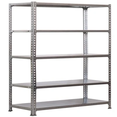 Imagen de Simon Rack Estanteria Metalica, 5 Baldas Ajustables, 180 kg de Punto Flexión, 1800x900x300 mm, Estantería Almacenaje, Sin Tornillos, Galvanizado Simonclick
