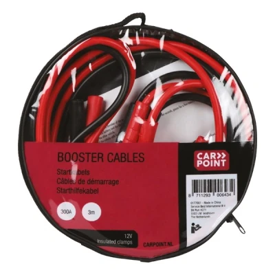 Imagen de CARPOINT 0177661 Cables de arranque con bolsa almacenamiento, protección contra sobretensiones 300 3 12