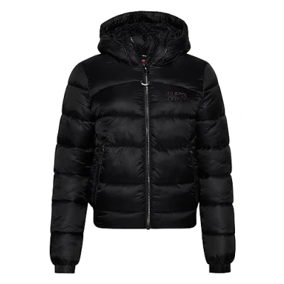 Imagen de Superdry Sports Puffer Chaqueta de invierno, Mujer, Talla: 36, Black